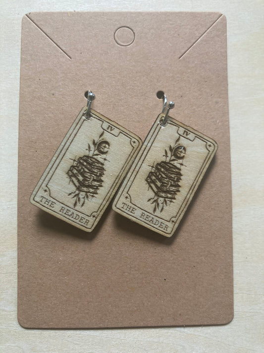 The Reader Tarot Earrings